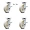 Service Caster 8 Inch Kingpinless Nylon Wheel Caster Brakes 2 Swivel Locks, 4PK SCC-KP30S820-NYR-SLB-BSL-2-SLB-2 - alternate 1